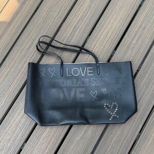 Victoria's Secret Studded Black Tote